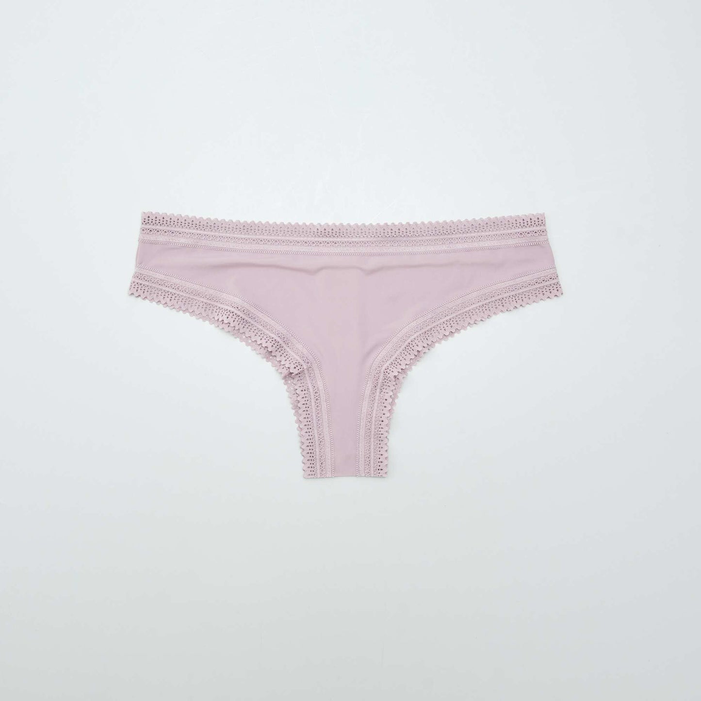 Lot de 3 tangas en microfibre imprimé VIOLET