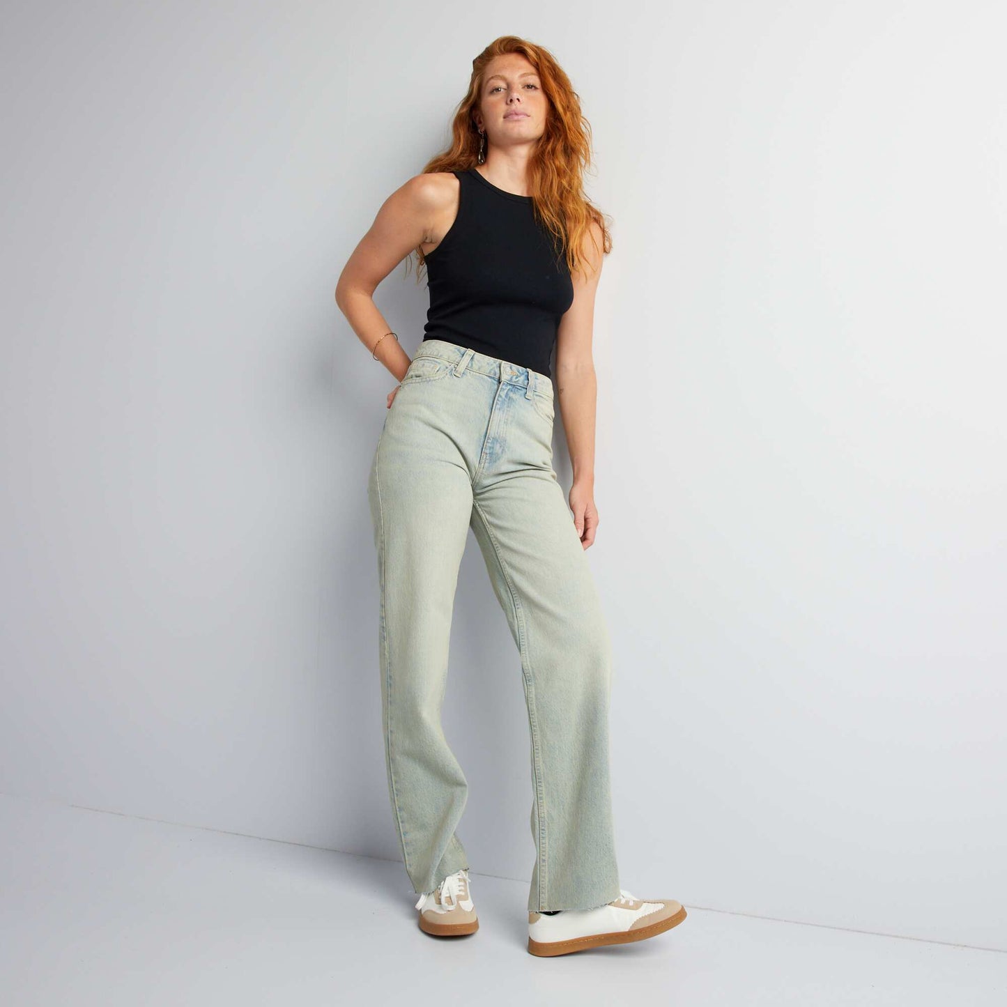 Débardeur à emmanchures américaines noir