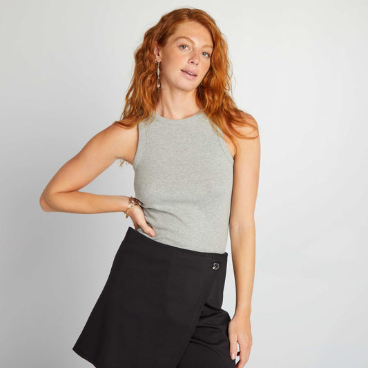 Débardeur à emmanchures américaines Gris