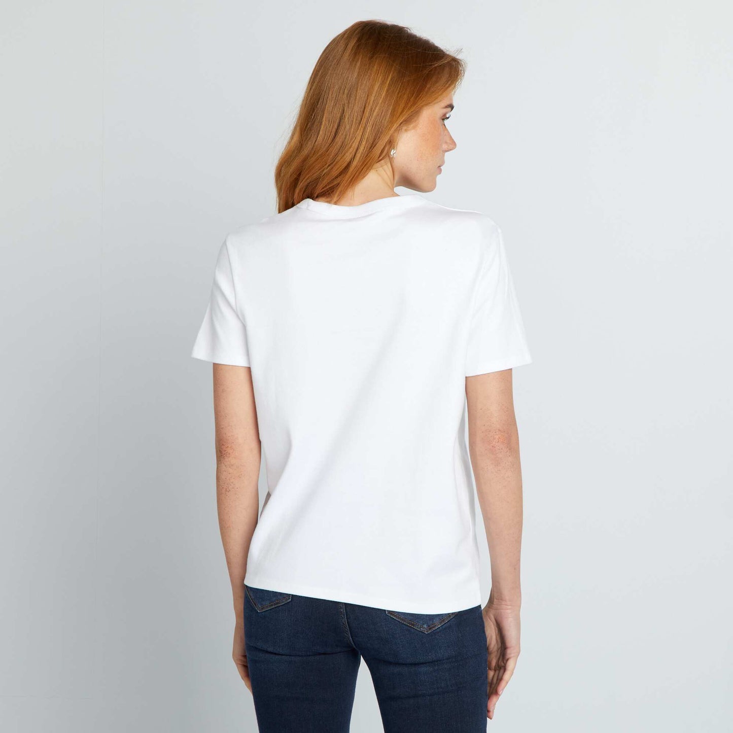 T-shirt uni blanc