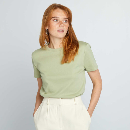 T-shirt uni Vert