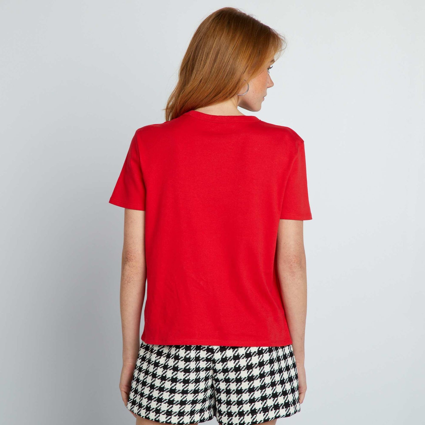 T-shirt uni Rouge