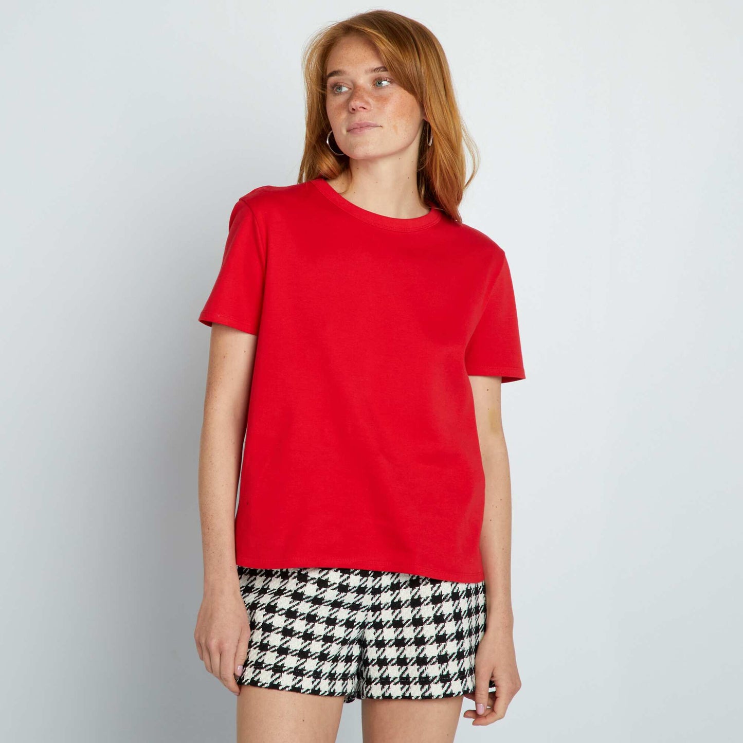 T-shirt uni Rouge