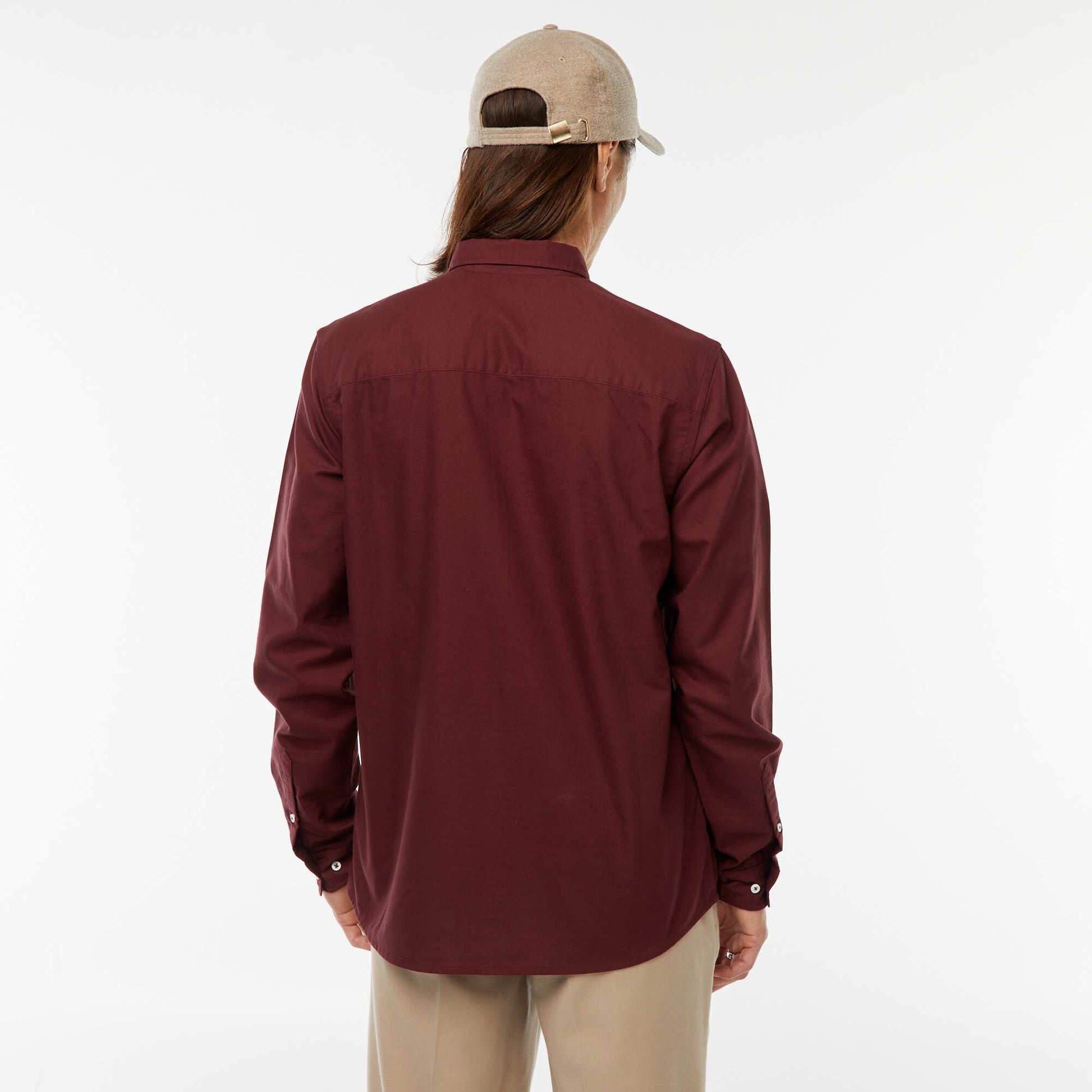 Chemise oxford regular fit ROUGE