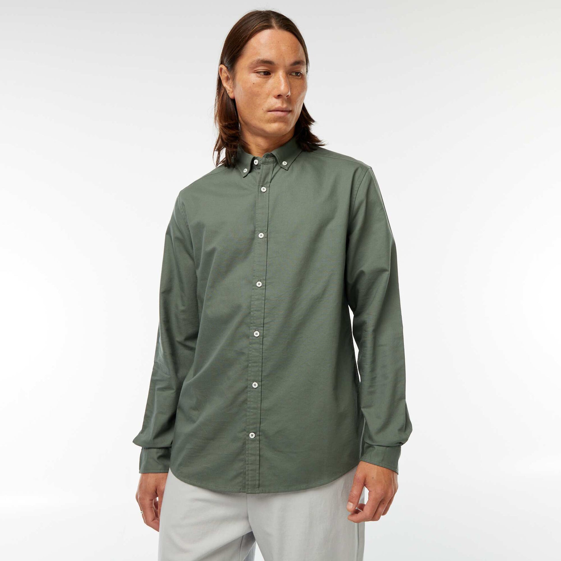 Chemise oxford regular fit VERT