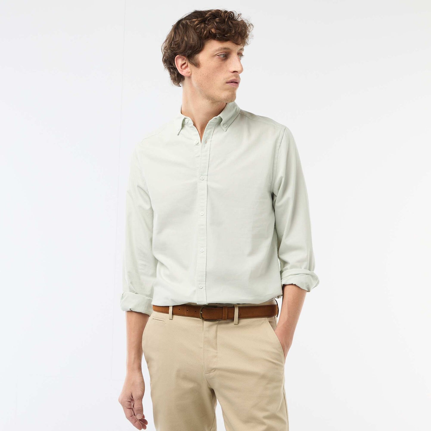 Chemise oxford regular fit BLEU