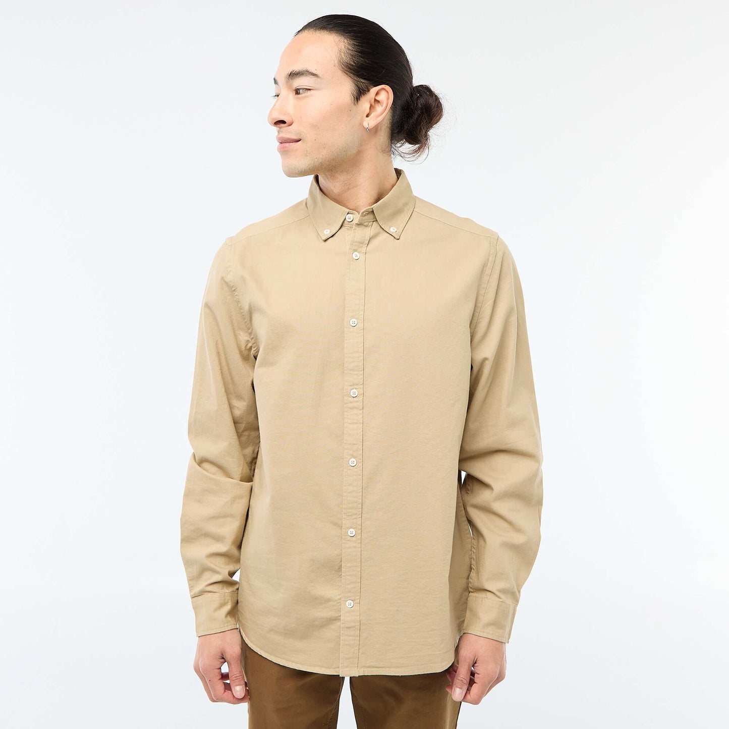 Chemise oxford regular fit BEIGE