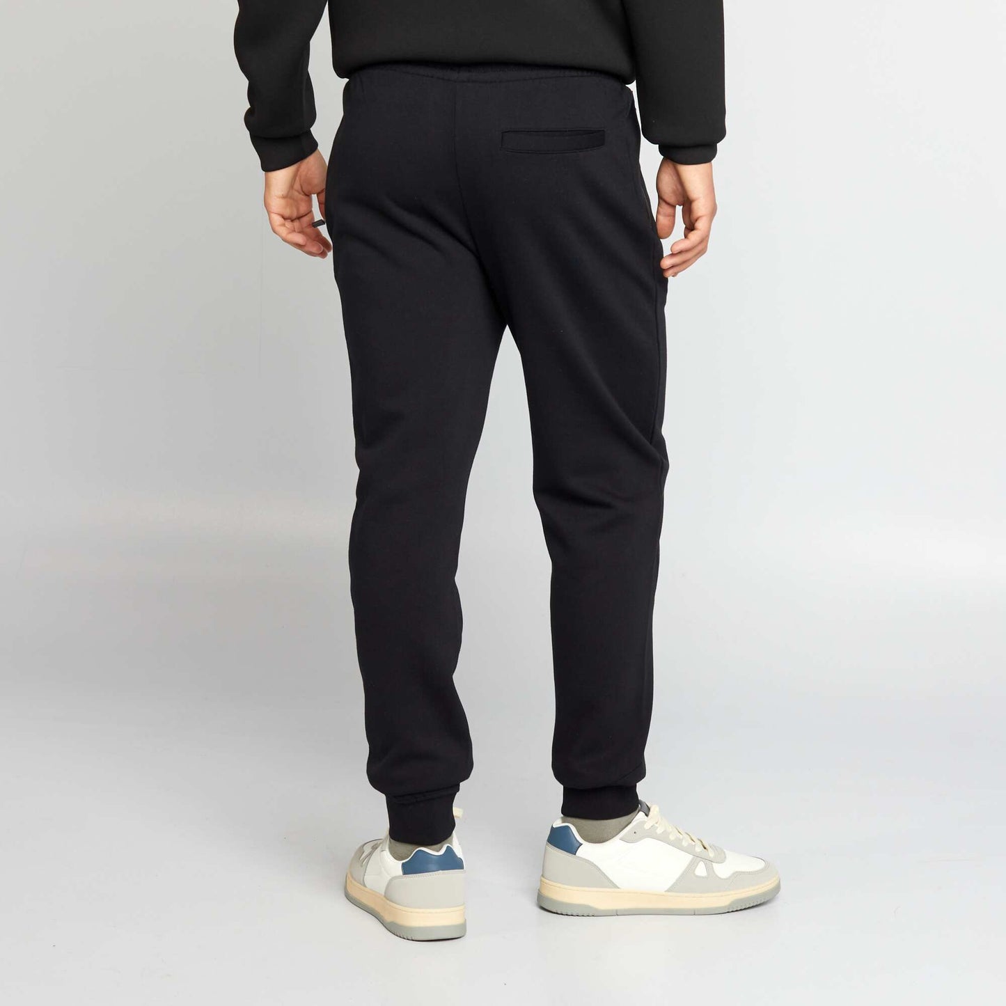 Jogging en molleton NOIR