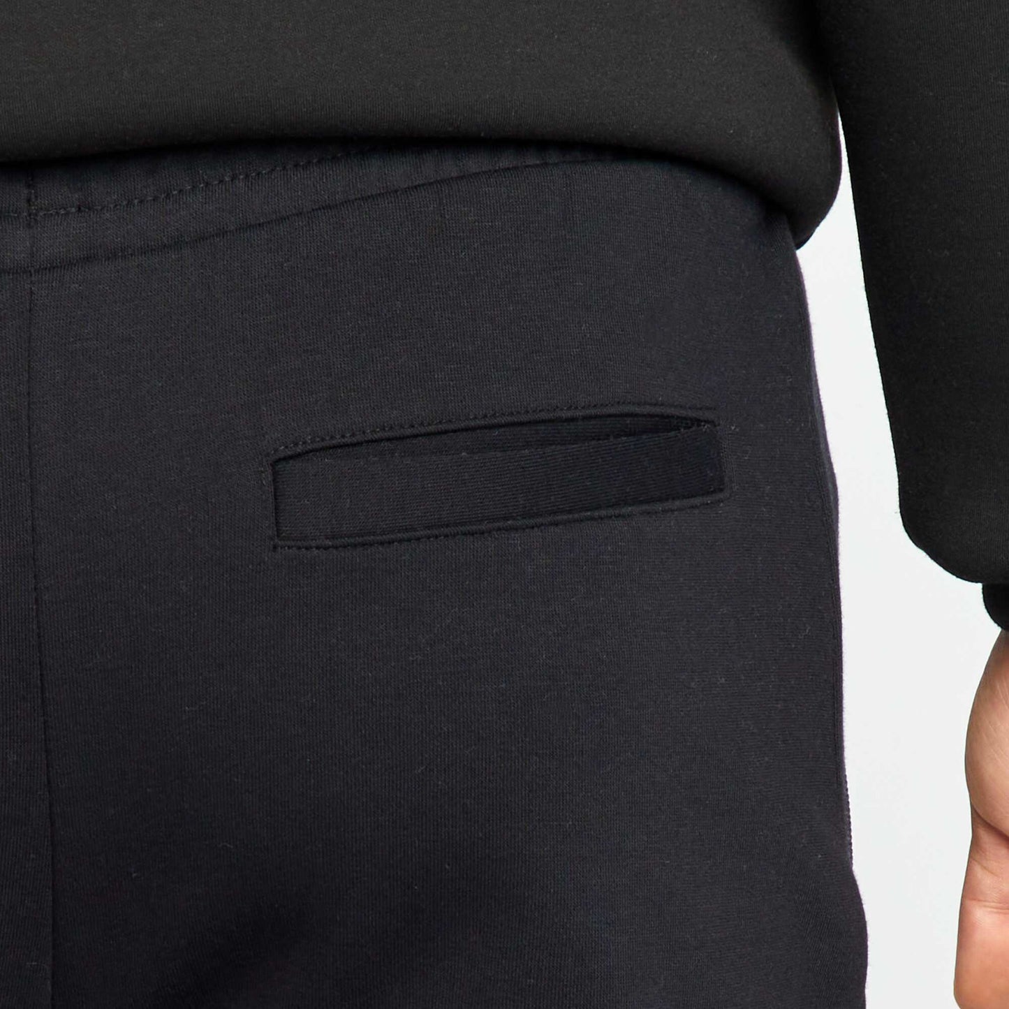 Jogging en molleton NOIR