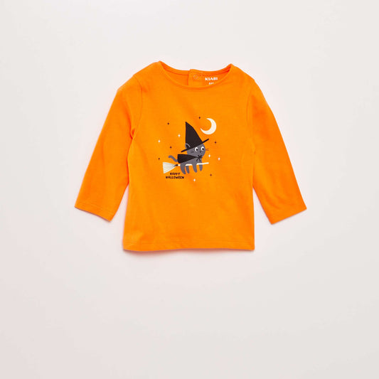 Tee-shirt imprimé - Halloween ORANGE