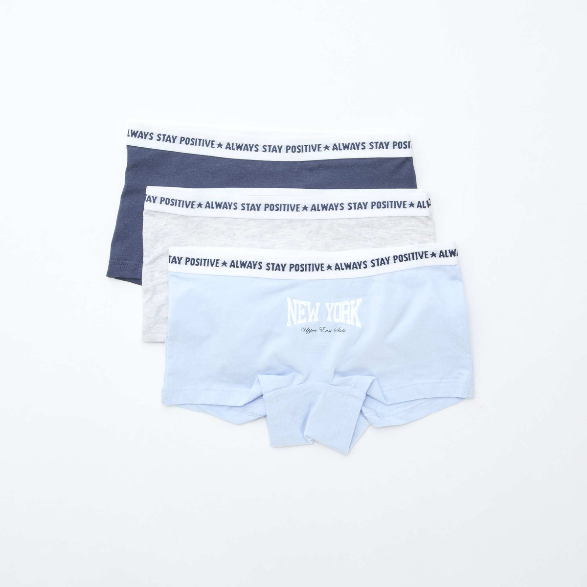 Shorties en jersey - Lot de 3 BLEU