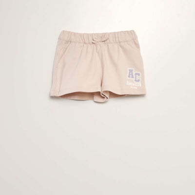 Short en molleton fin ROSE