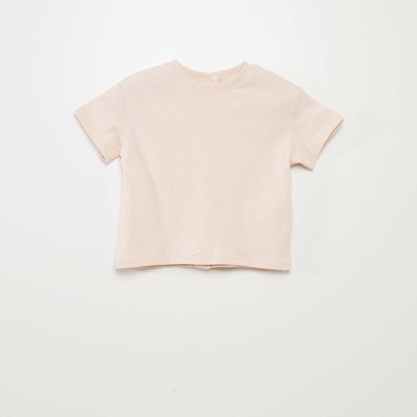 T-shirt  uni en maille jersey ROSE