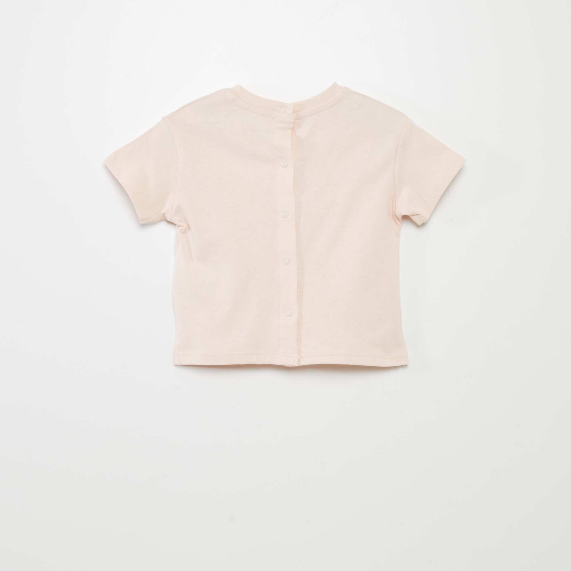 T-shirt  uni en maille jersey ROSE