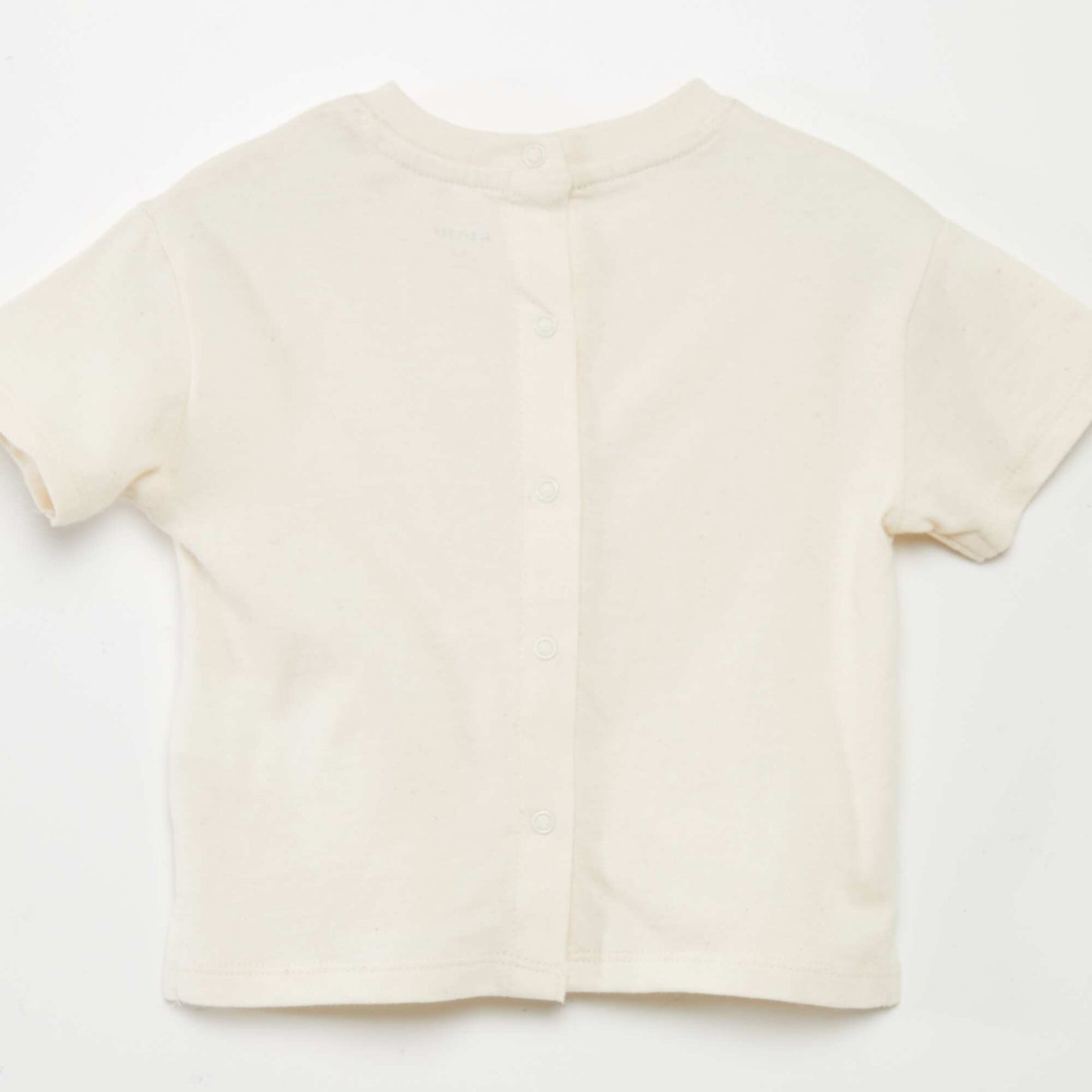 T-shirt  uni en maille jersey BLANC