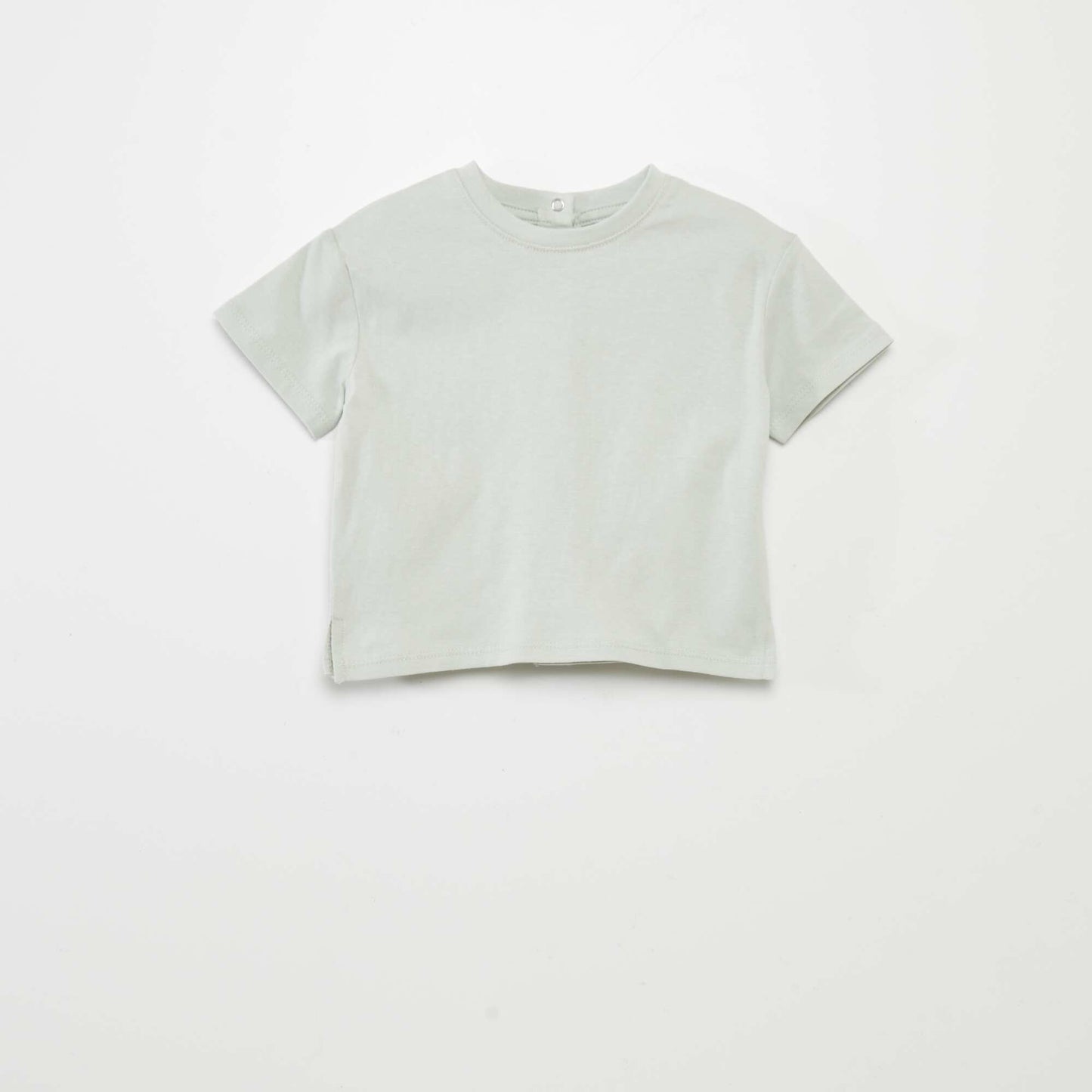 T-shirt  uni en maille jersey BLEU