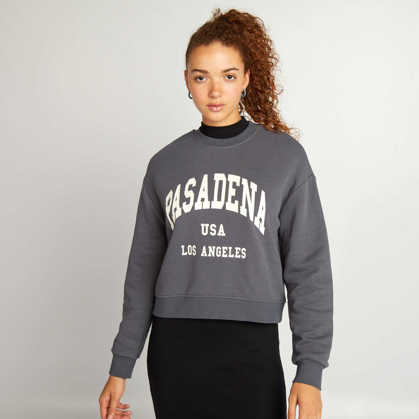 Sweat en molleton GRIS
