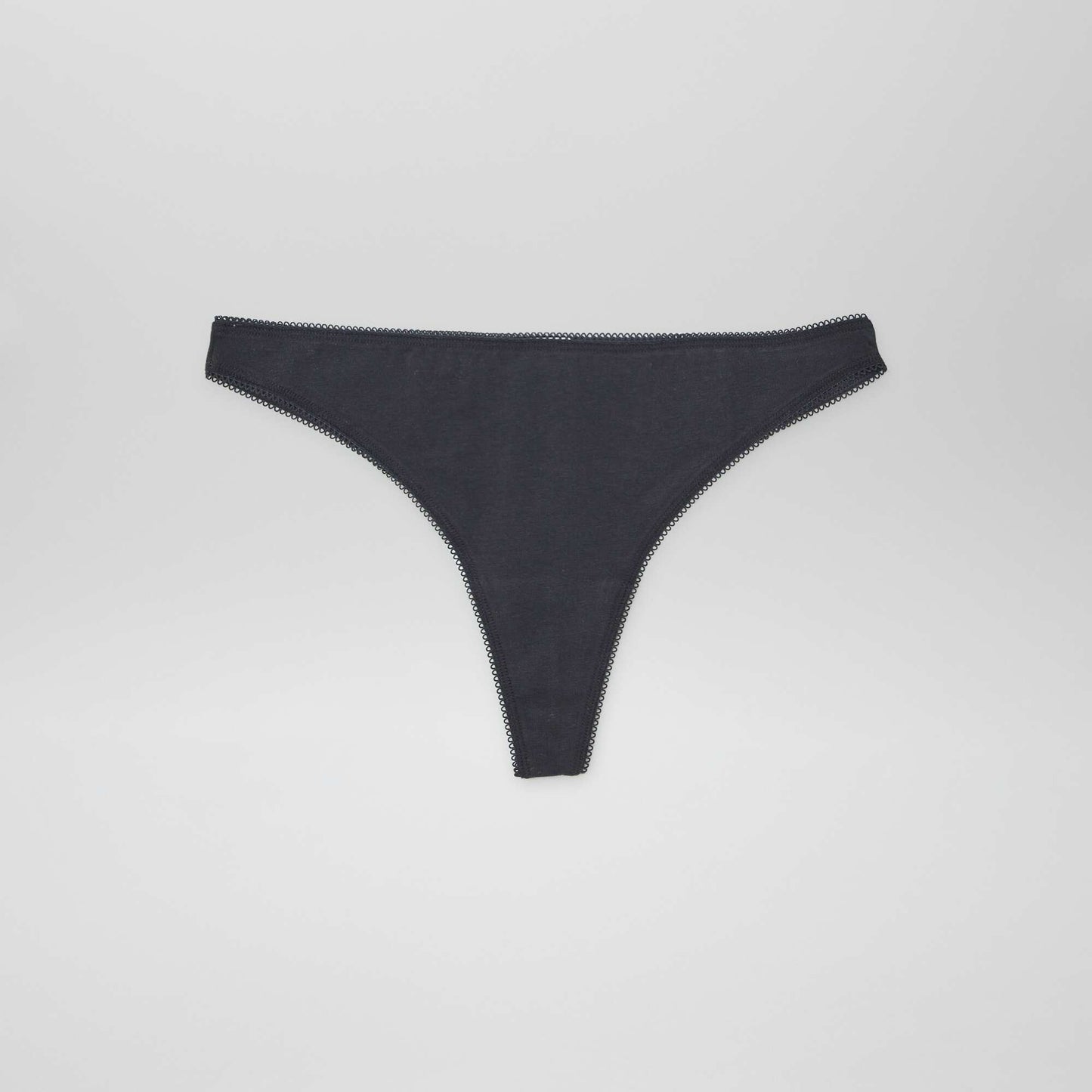 Lot de 3 tangas en coton BEIGE