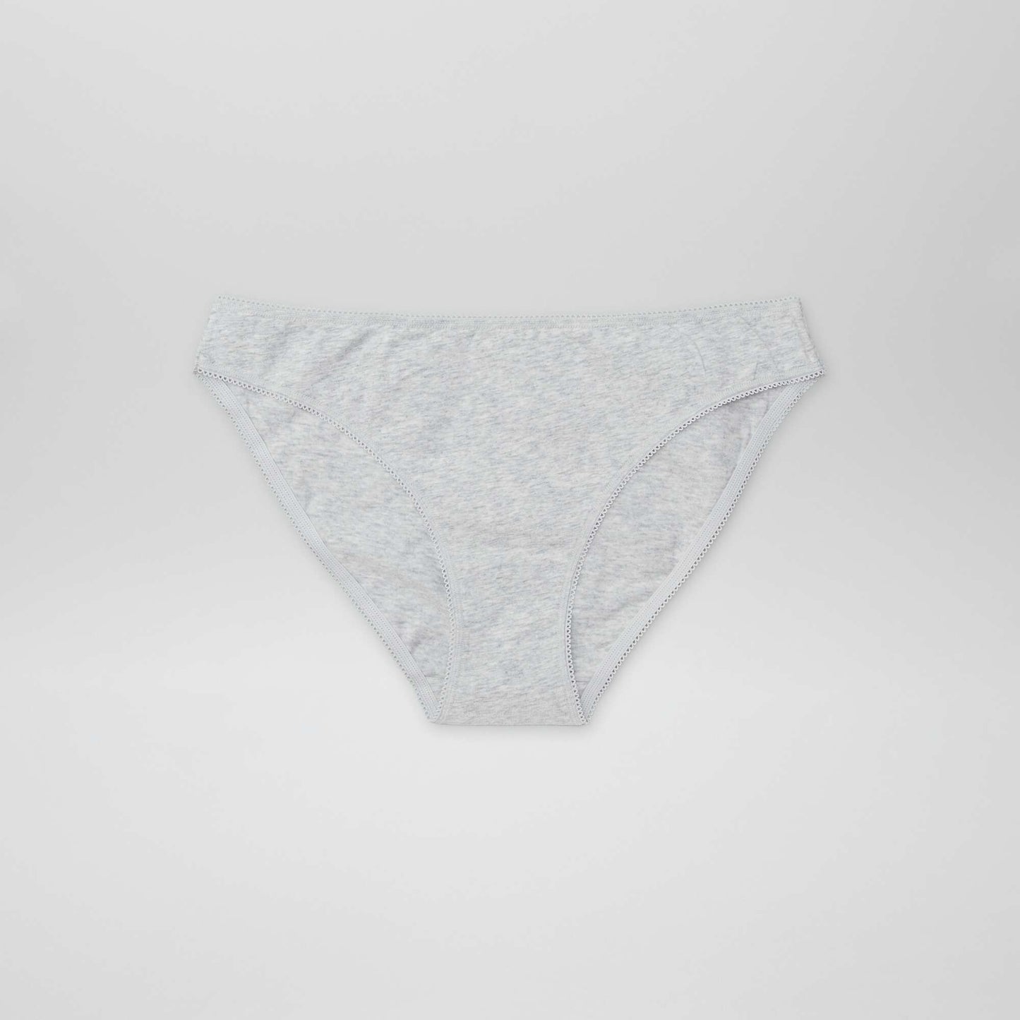 Lot de3 culottes en coton Noir/gris/blanc