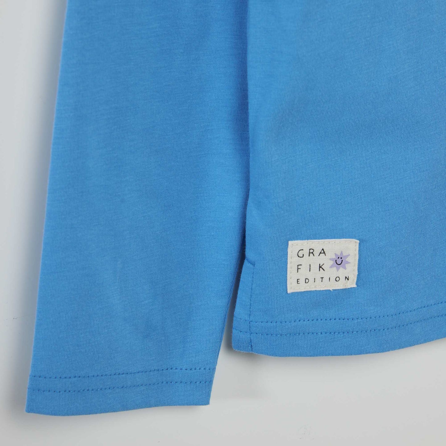 T-shirt imprimé - Grafik Edition BLEU CAT