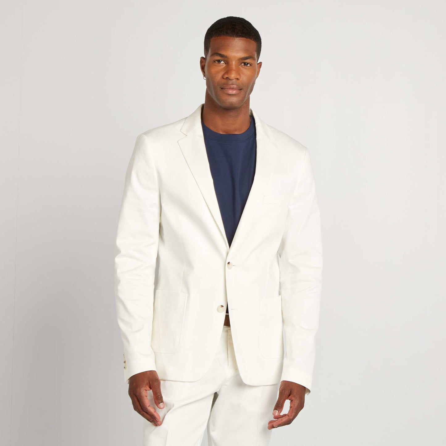 Veste de costume slim blanc