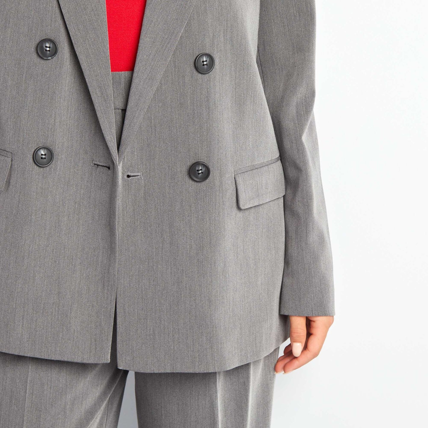 Veste tailleur large GRIS