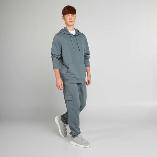 Pantalon de jogging avec poches sur les côtés BLEU
