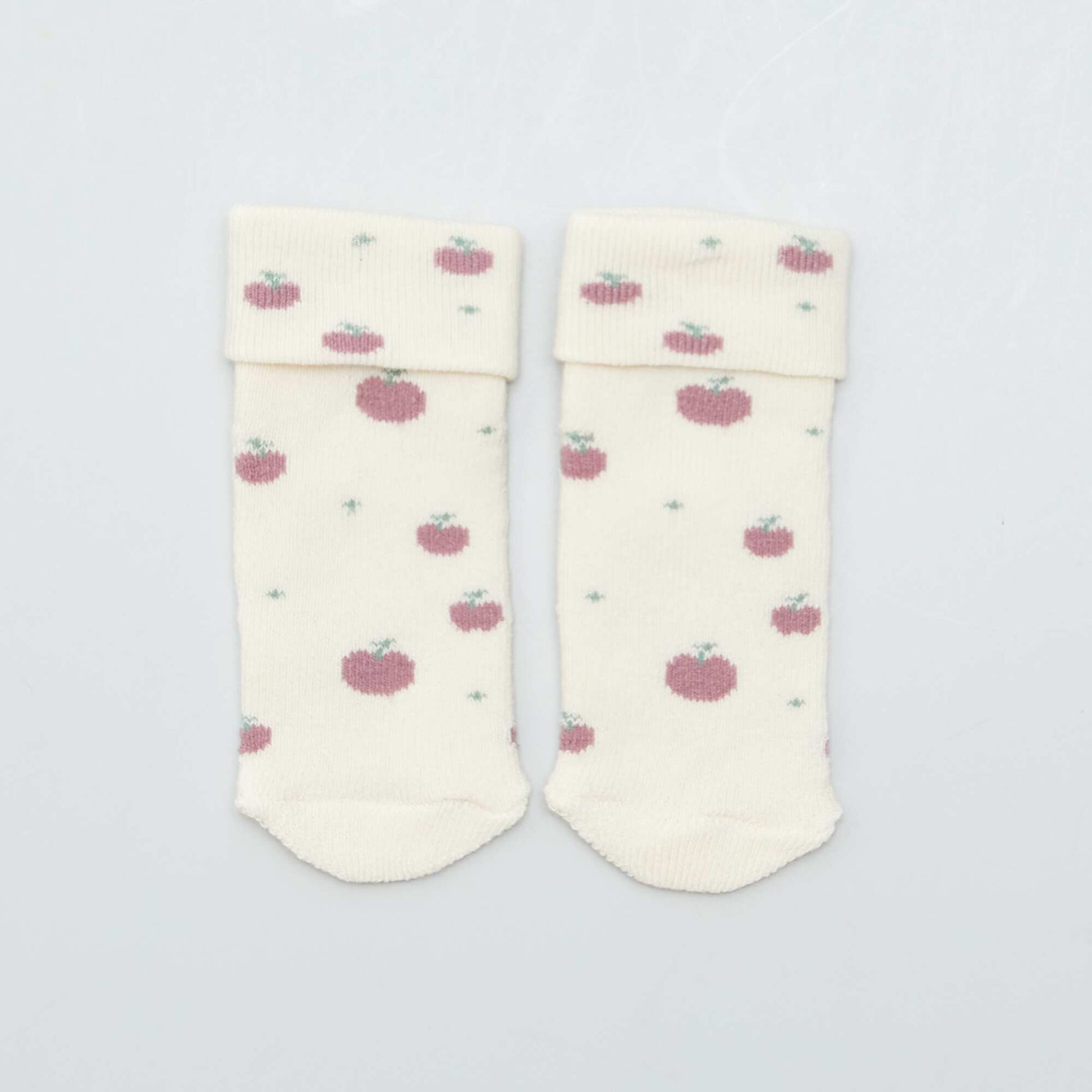 Lot de 2 paires chaussettes ROSE