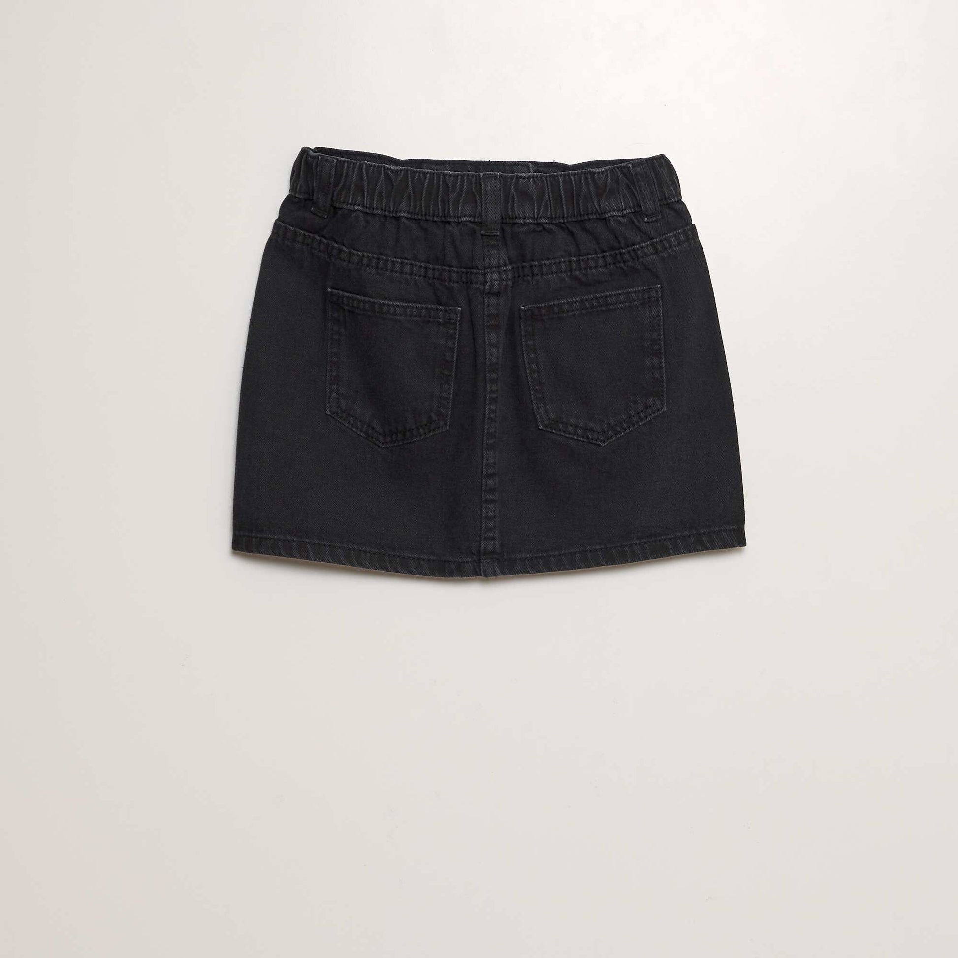 Jupe courte en denim GRIS