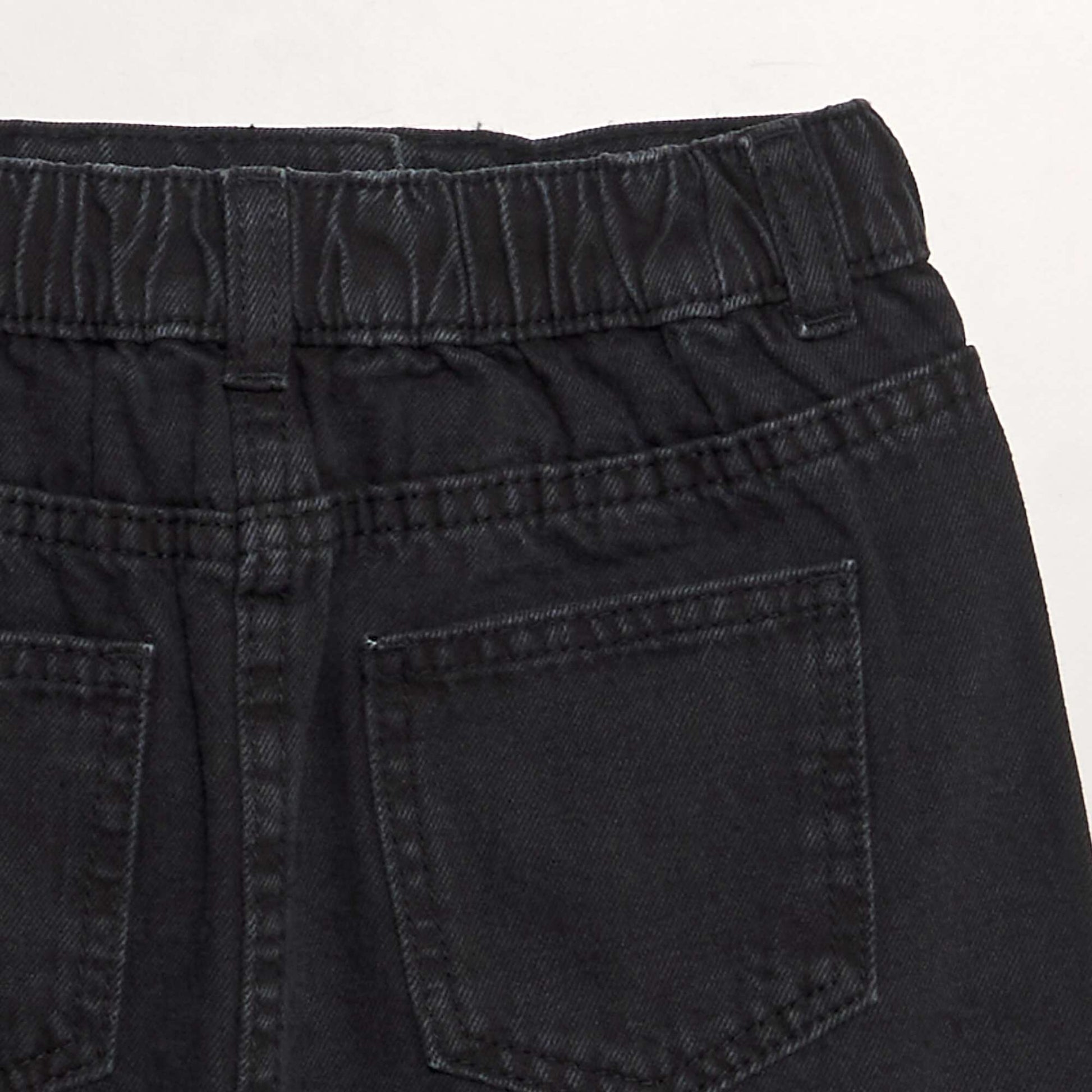 Jupe courte en denim GRIS