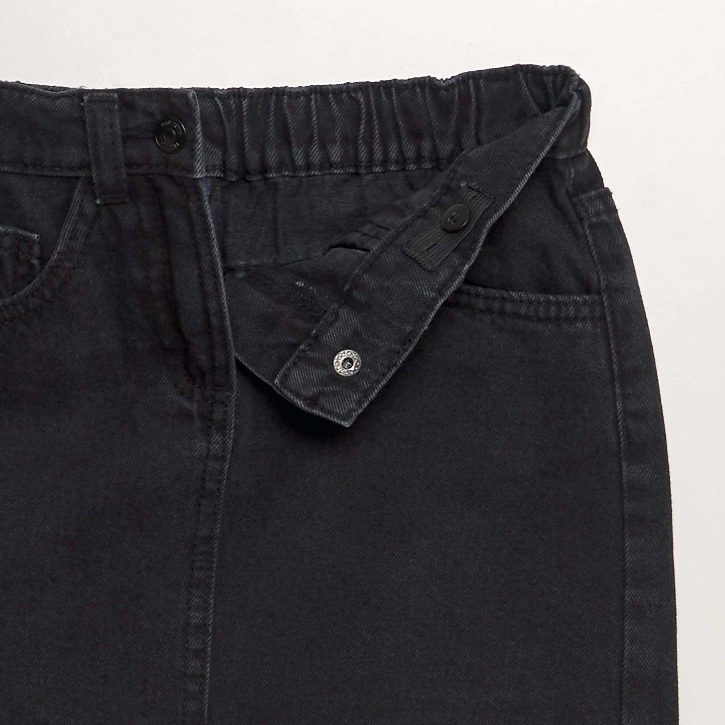 Jupe courte en denim GRIS