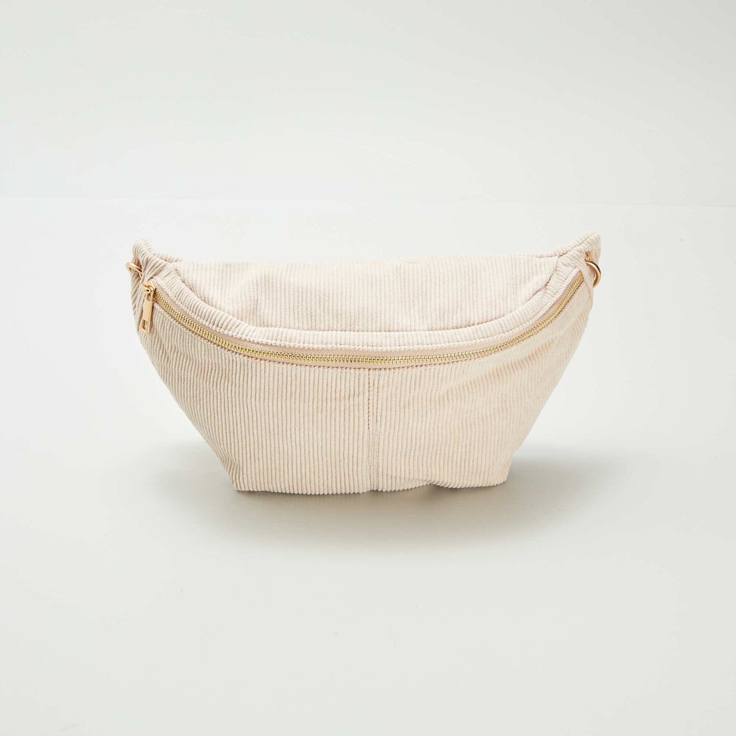 Sac banane en velours côtelé BEIGE