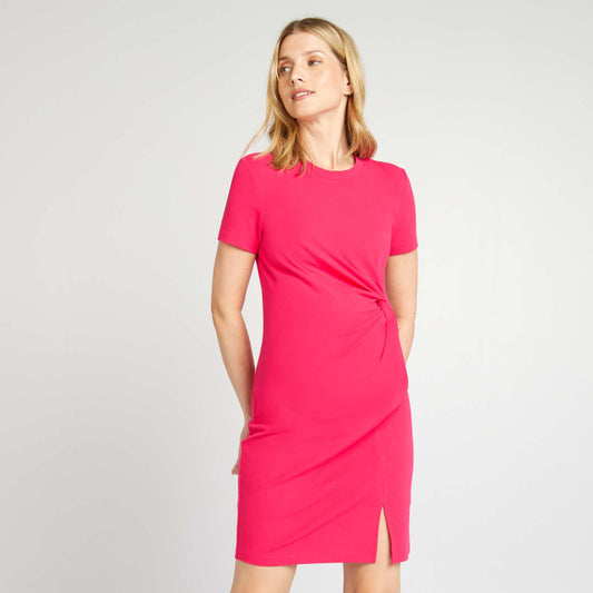 Robe de maternité moulante Rose