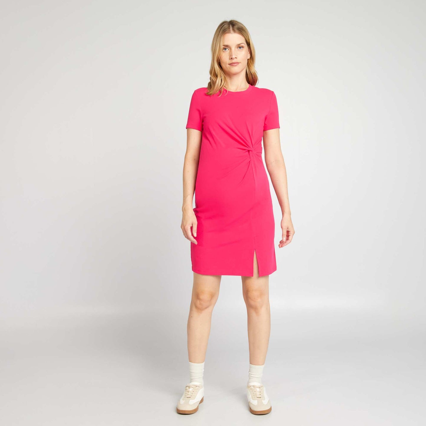 Robe de maternité moulante Rose