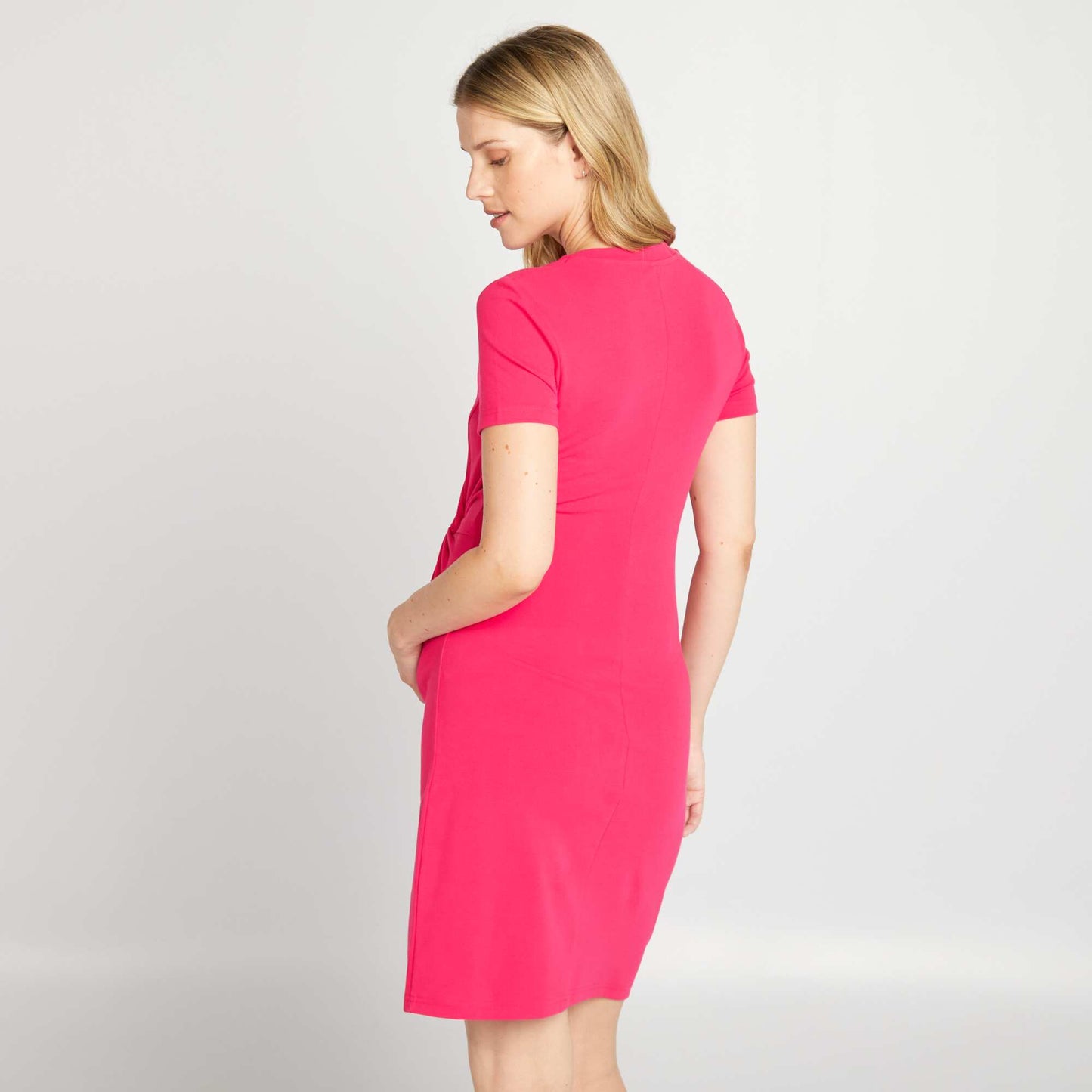 Robe de maternité moulante Rose