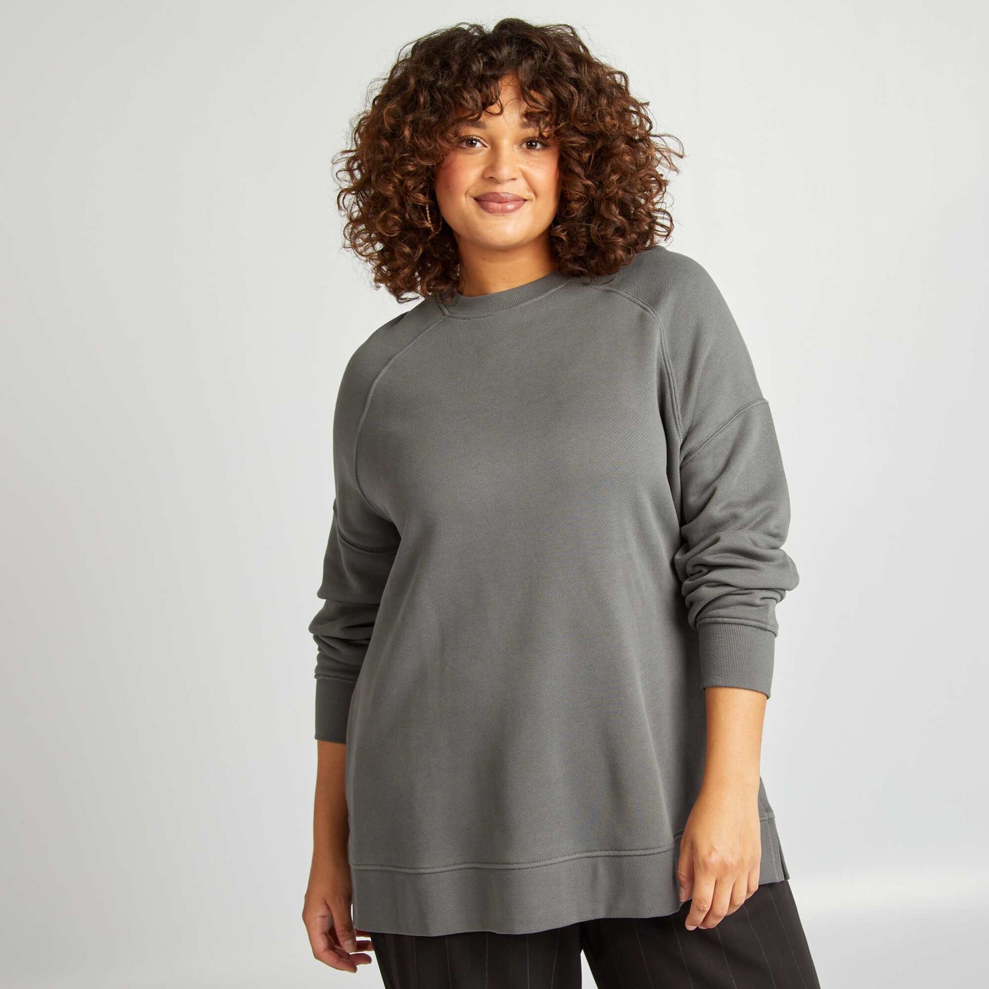 Sweat en molleton GRIS