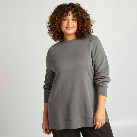 Sweat en molleton GRIS