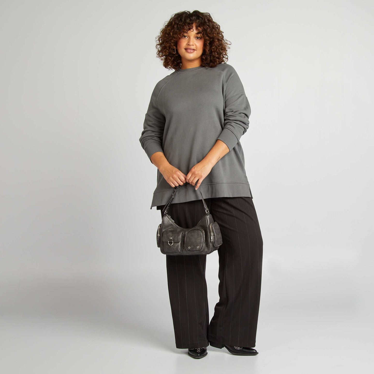 Sweat en molleton GRIS