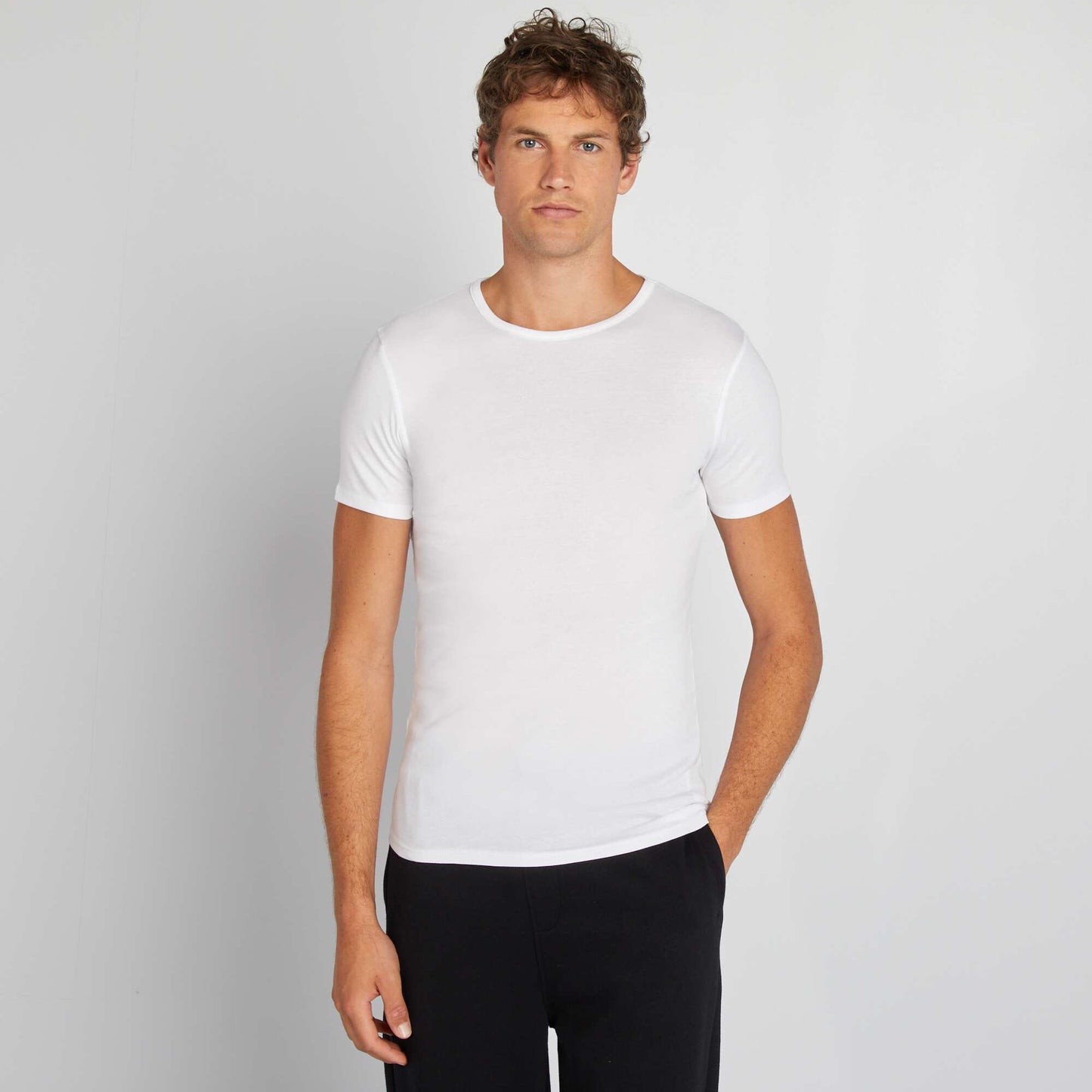 Lot de 2 tee-shirt basiques blanc
