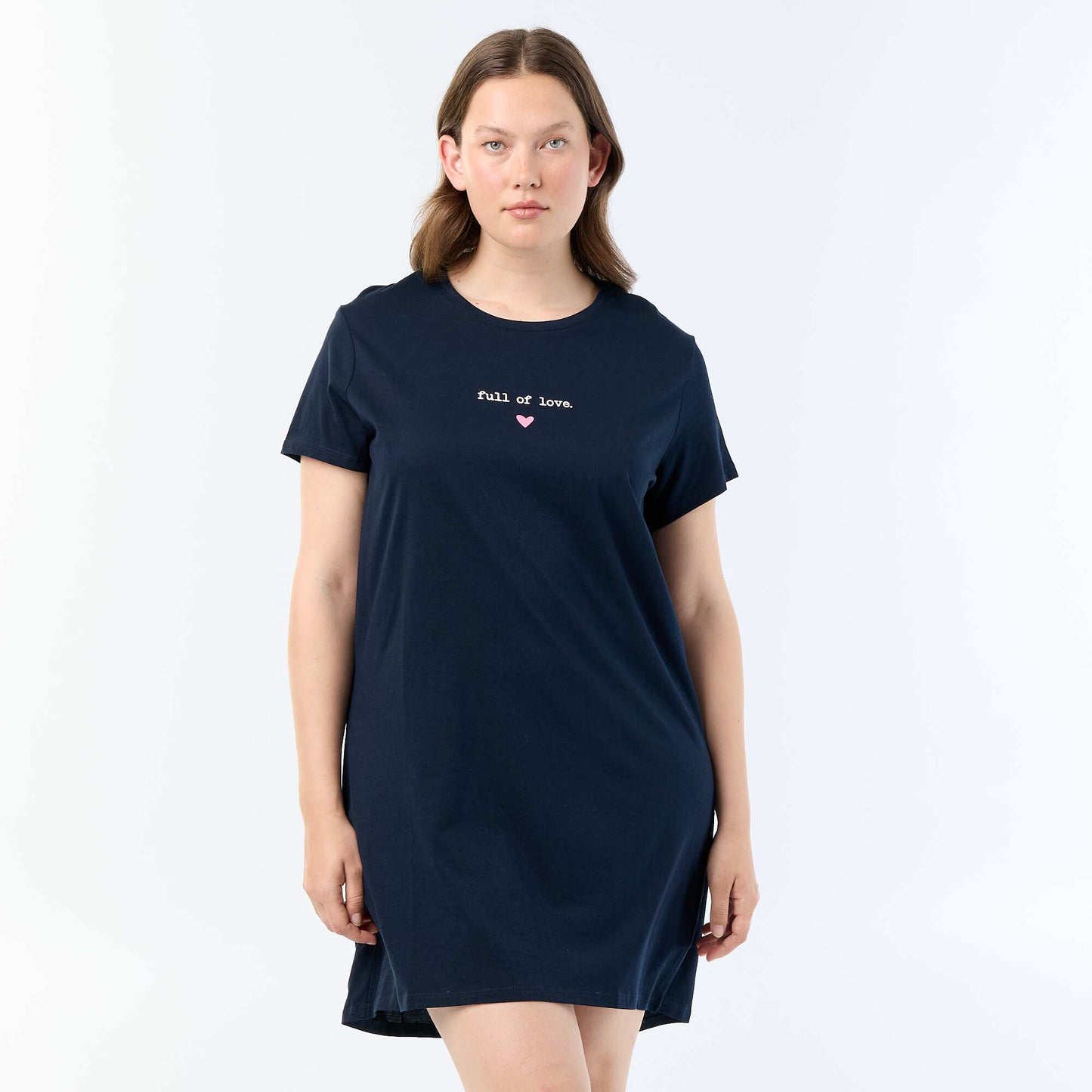 Chemise de nuit en jersey BLEU