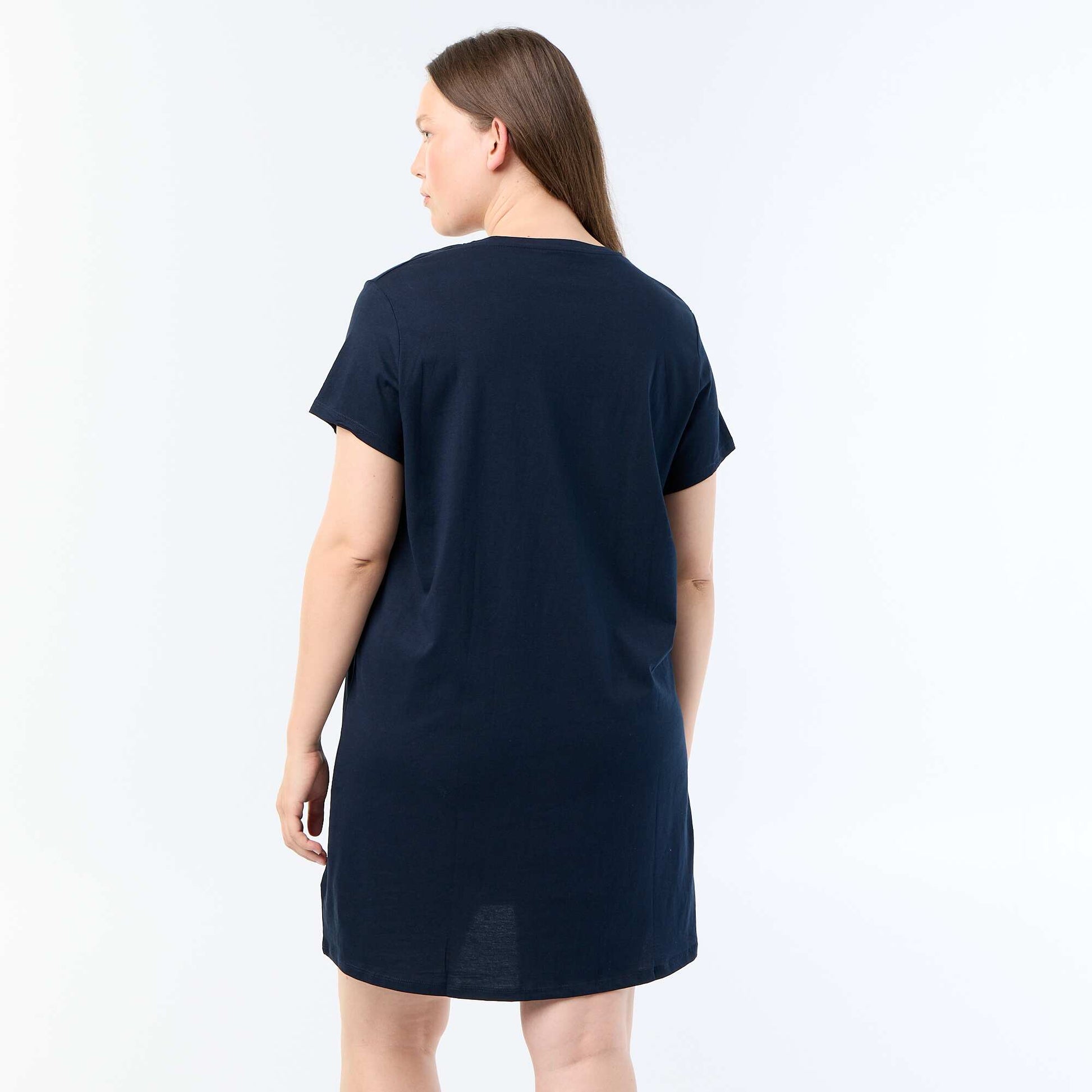 Chemise de nuit en jersey BLEU
