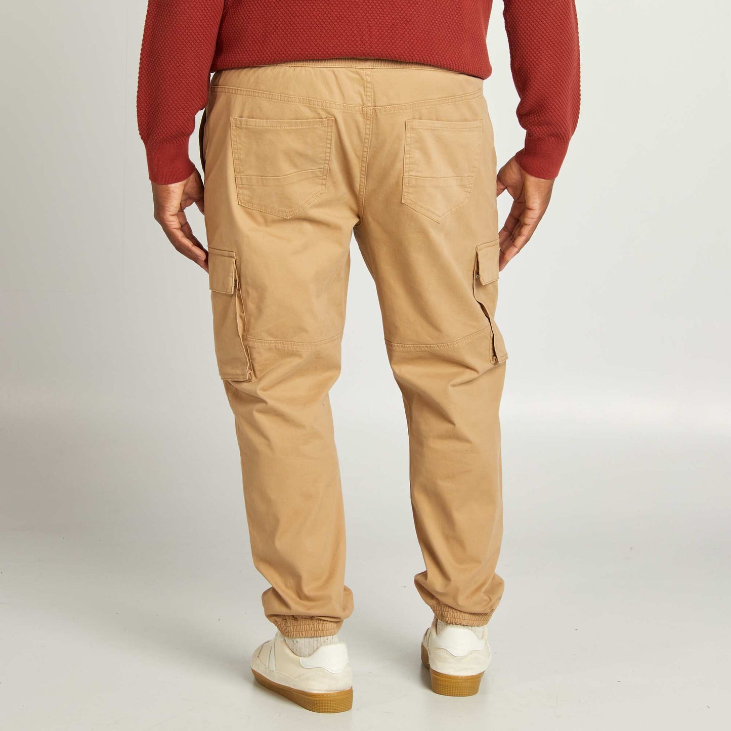 Pantalon multipoches Beige