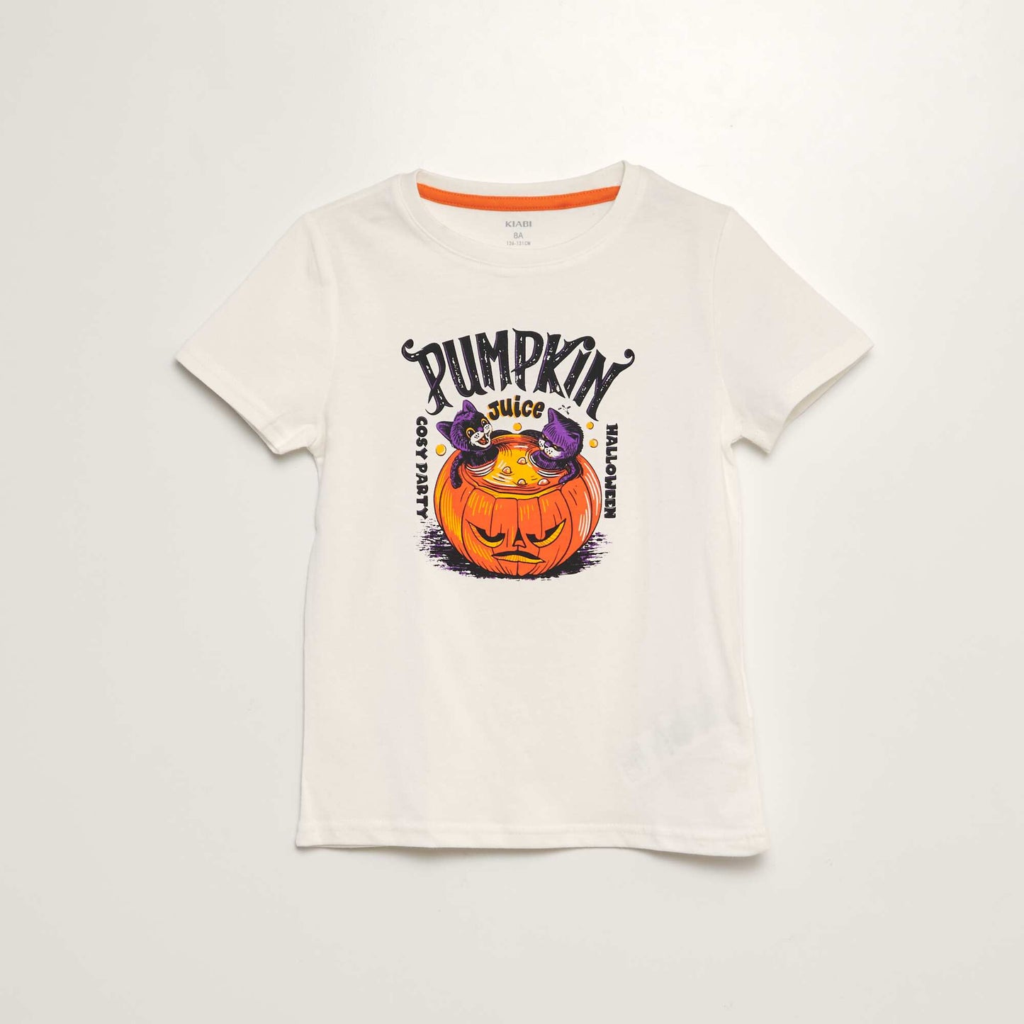 Tee-shirt avec imprimé - Halloween Blanc