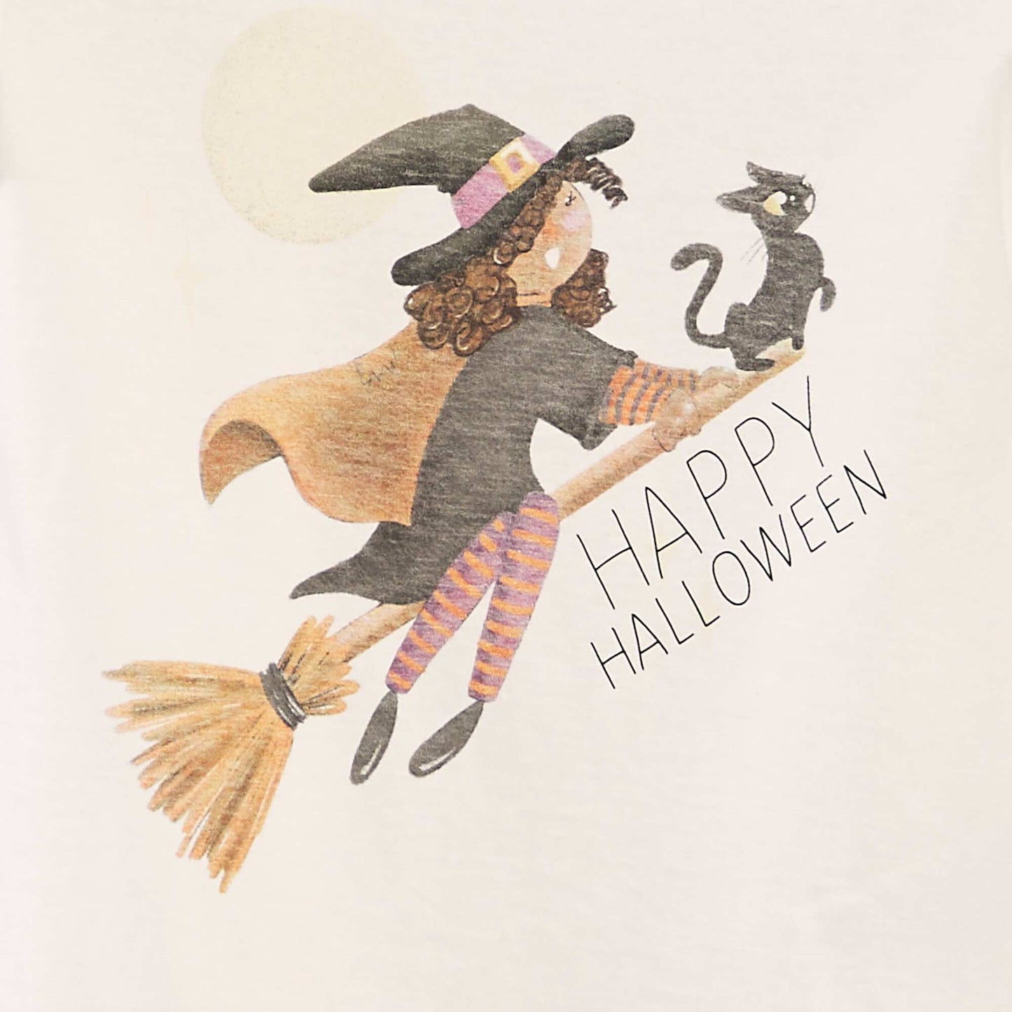 T-shirt 'halloween' manches courtes Blanc