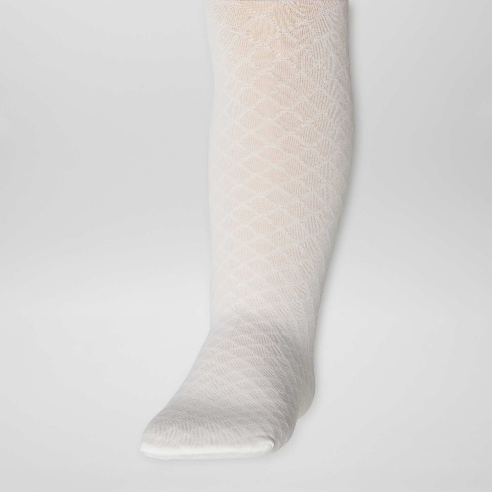 Lot de 2 paires de collants légers fantaisie MARINE