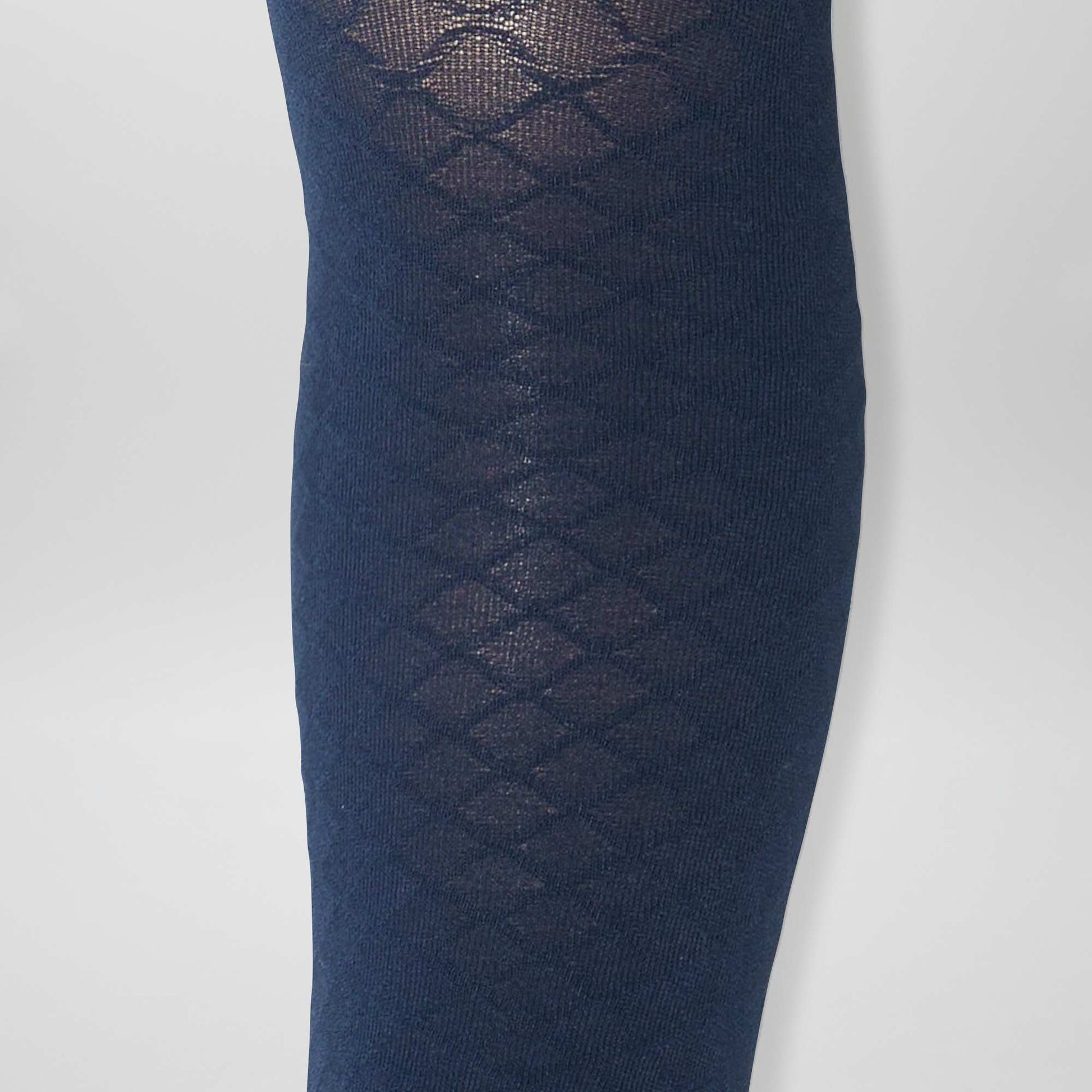 Lot de 2 paires de collants légers fantaisie MARINE