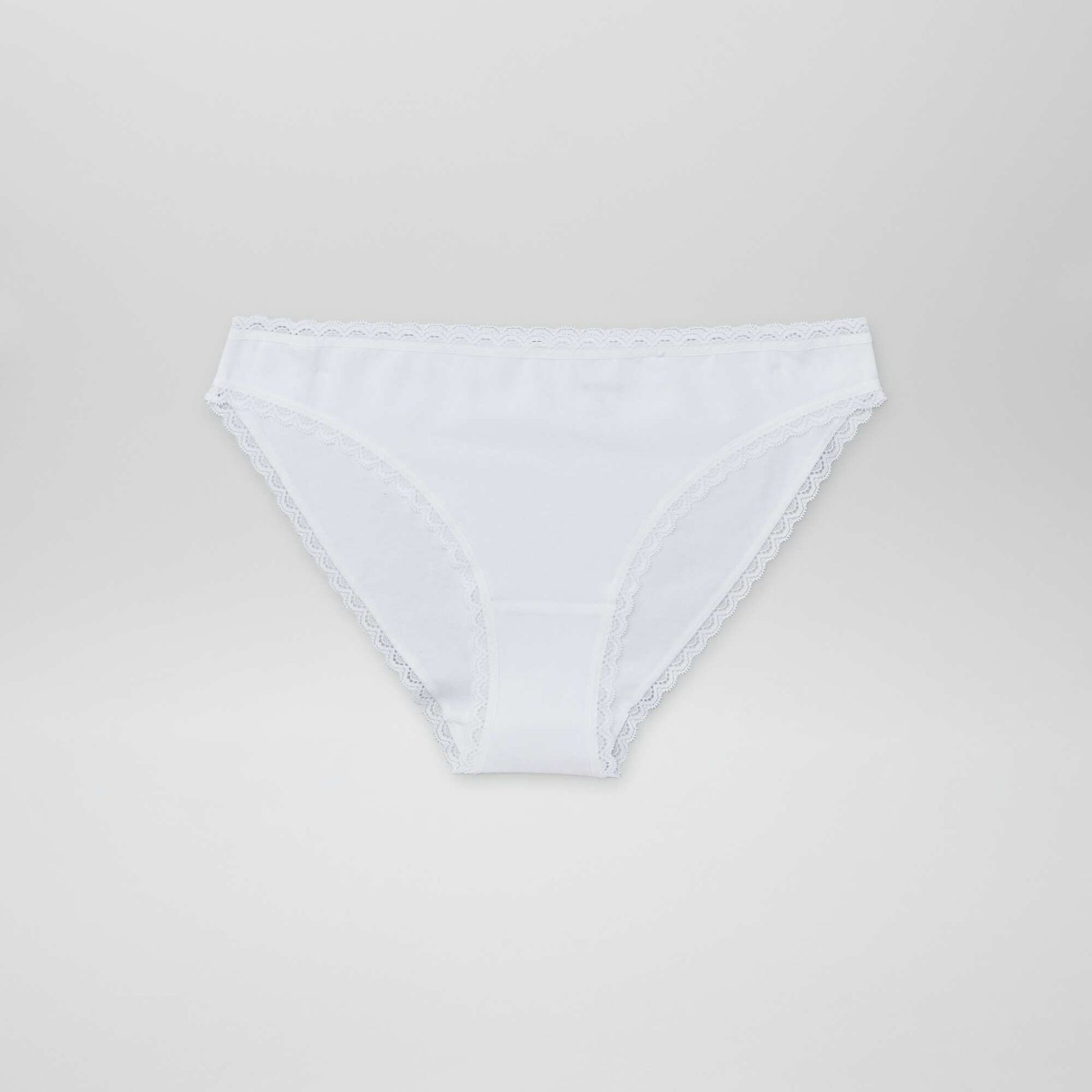 Lot de 2 culottes en coton BLANC