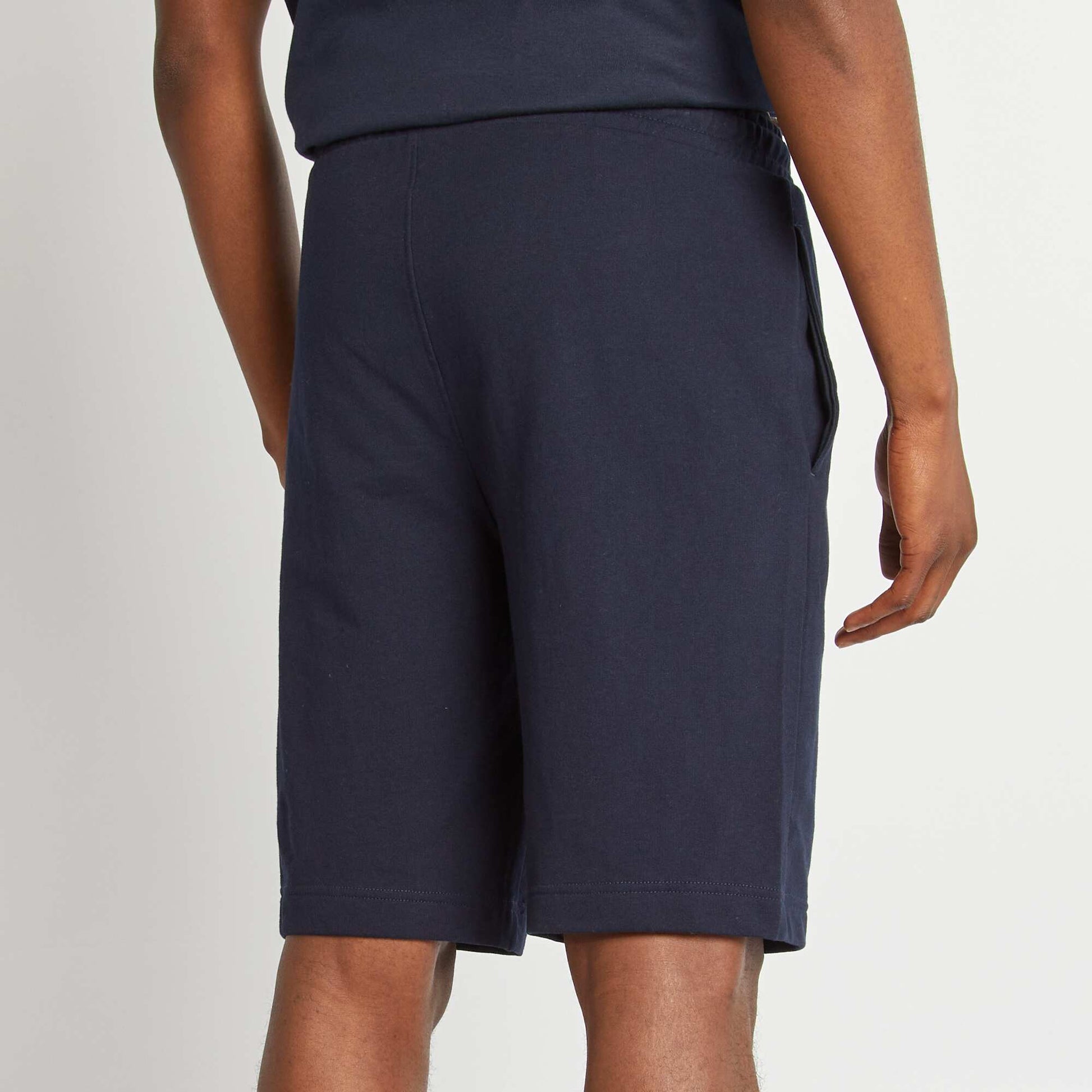 Short de sport style jogger BLEU MARINE