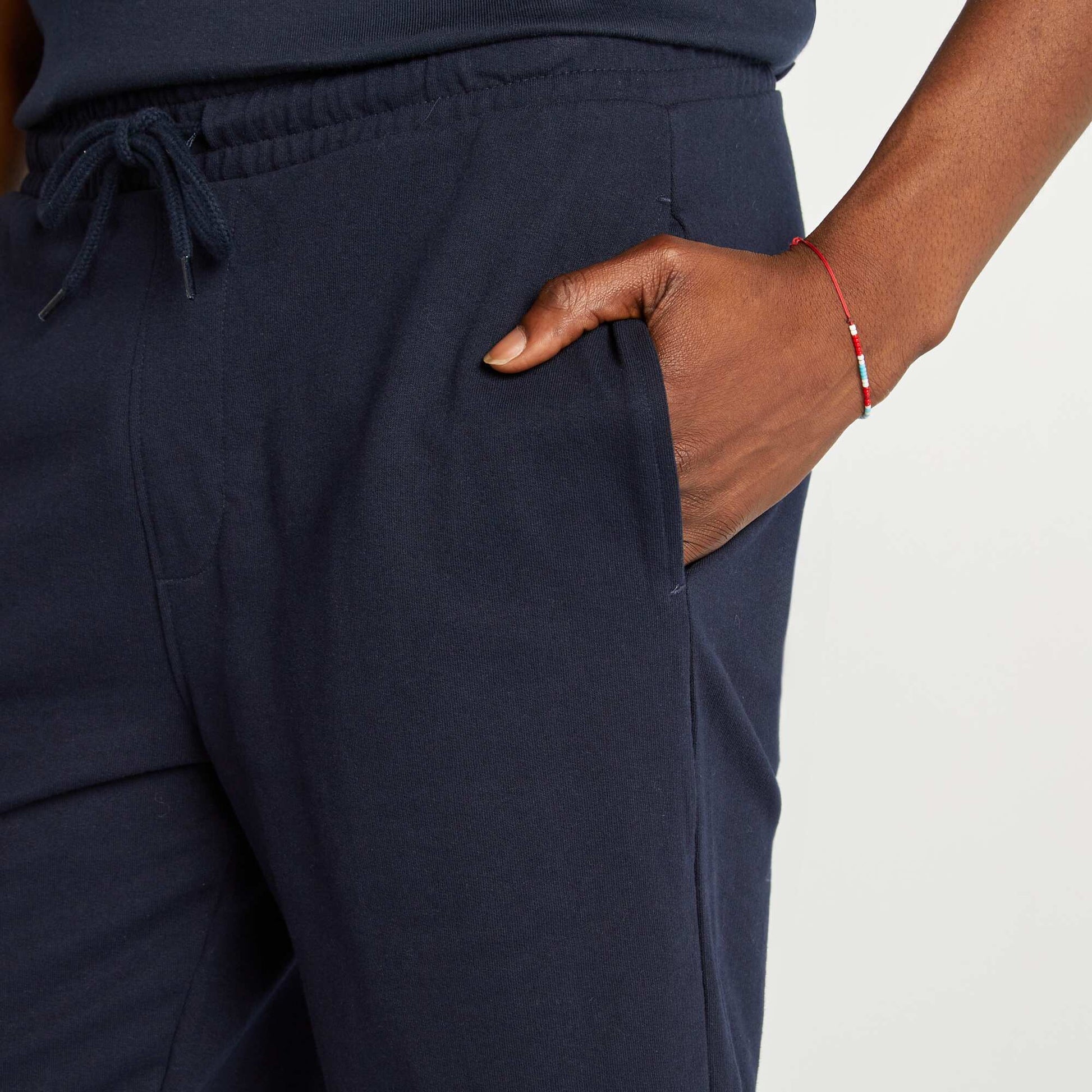 Short de sport style jogger BLEU MARINE