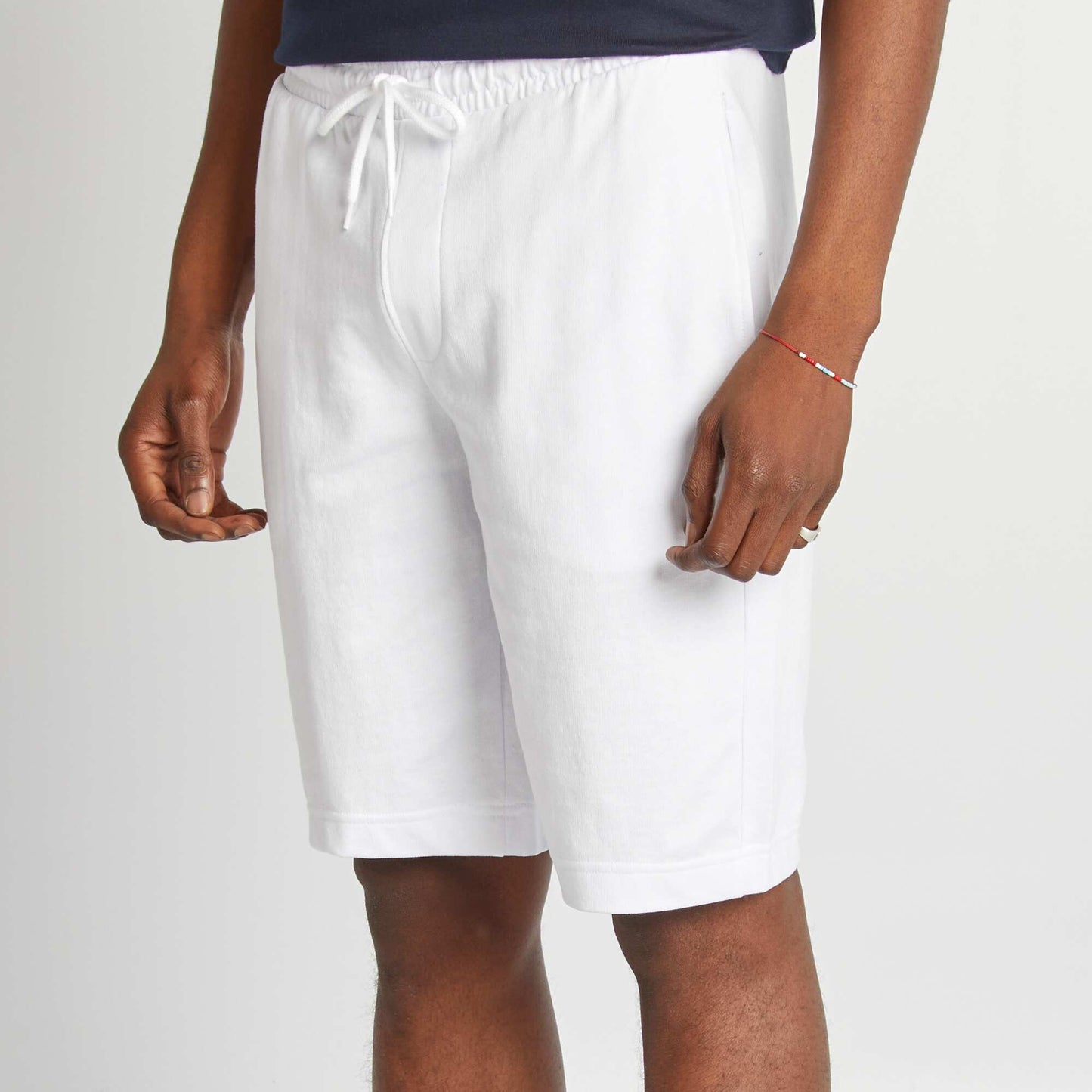 Short de sport style jogger BLANC